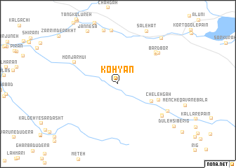 map of Kohyān