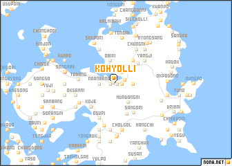 map of Kohyŏl-li