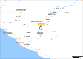 map of Koia