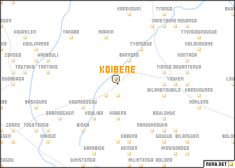 map of Koibéné