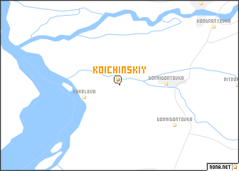 map of Koichinskiy