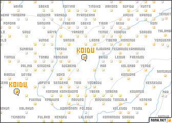 map of Koidu