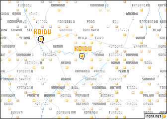 map of Koidu