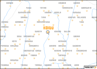 map of Koidu