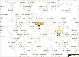 map of Koidu