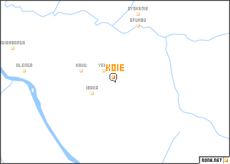 map of Koie