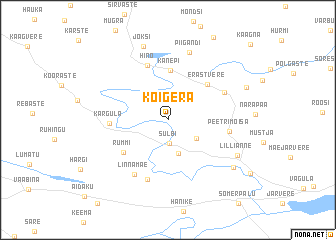 map of Koigera