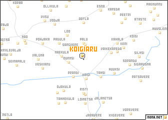 map of Koigi-Aru