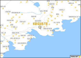 map of Kõiguste