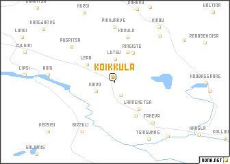 map of Koikküla