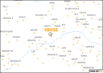 map of Koikse