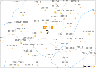 map of Koila