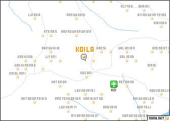 map of Koíla