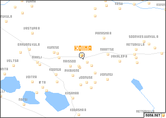 map of Kõima