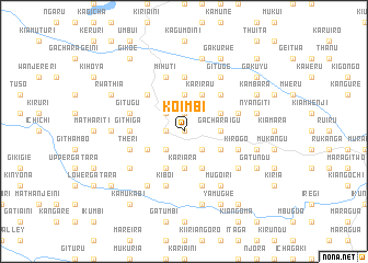 map of Koimbi