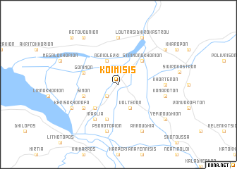 map of Koímisis