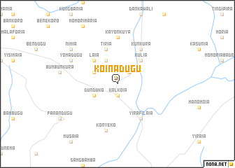 map of Koinadugu