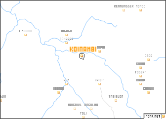 map of Koinambi