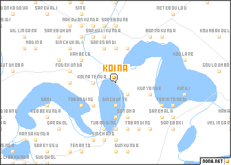 map of Koina