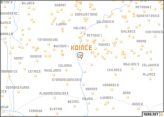 map of Koince