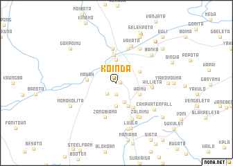 map of Koinda