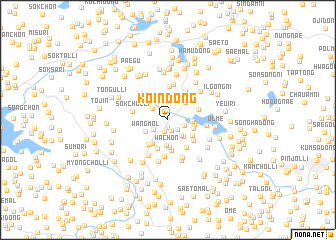 map of Kŏin-dong