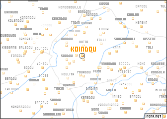 map of Koïndou