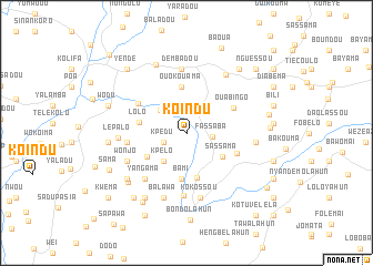 map of Koindu