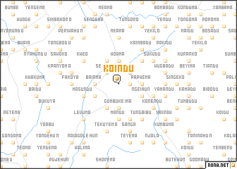 map of Koindu