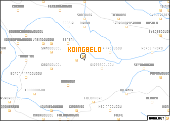 map of Koingbélo
