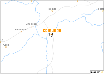 map of Koinjara