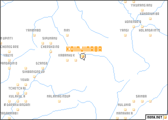 map of Koinjinaba
