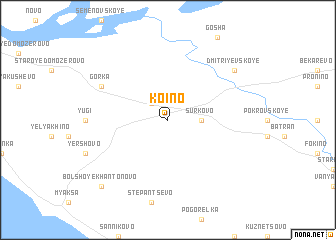 map of Koino