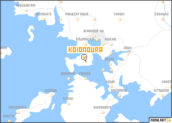 map of Ko-ionoura
