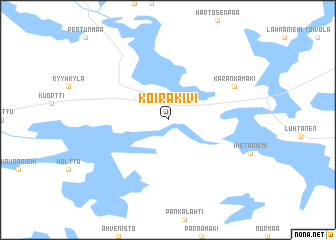 map of Koirakivi