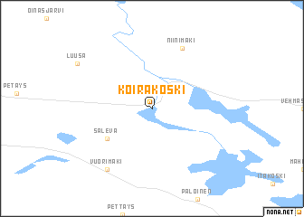 map of Koirakoski