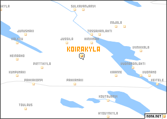 map of Koirakylä