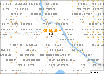 map of Koisdorf