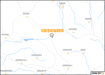 map of Koishiwara