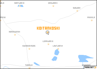 map of Koitankoski
