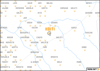 map of Koʼītī