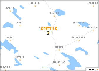 map of Koittila