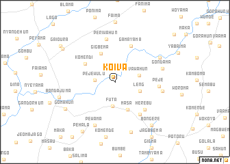 map of Koiva