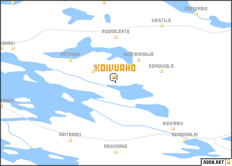 map of Koivuaho