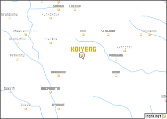 map of Koiyeng