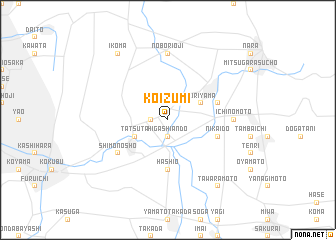 map of Koizumi