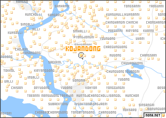 map of Kojan-dong