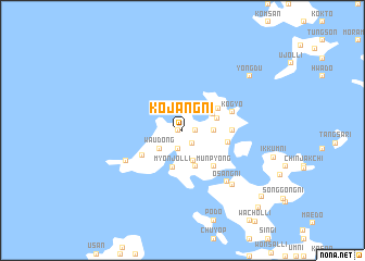 map of Kojang-ni