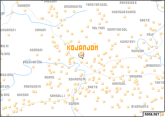 map of Kojanjŏm