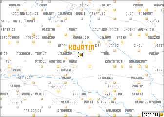 map of Kojatín